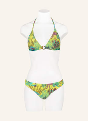 VILEBREQUIN Triangel-Bikini-Hose FLECHETT, Farbe: GELB/ GRÜN/ BRAUN (Bild 1)