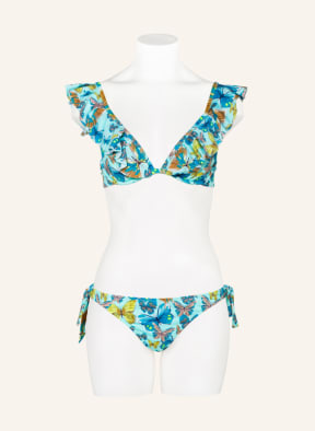 VILEBREQUIN Triangel-Bikini-Hose FLAMME , Farbe: TÜRKIS/ BLAU/ GELB (Bild 1)