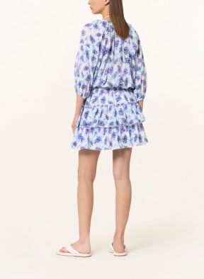 VILEBREQUIN Strandkleid LAURIANE mit 3/4-Arm und Volants, Farbe: WEISS/ BLAU/ HELLLILA (Bild 1)