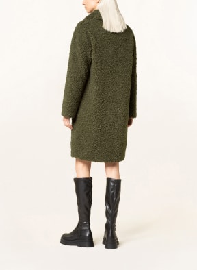 STAND STUDIO Teddyfell-Mantel CAMILLE, Farbe: KHAKI (Bild 1)