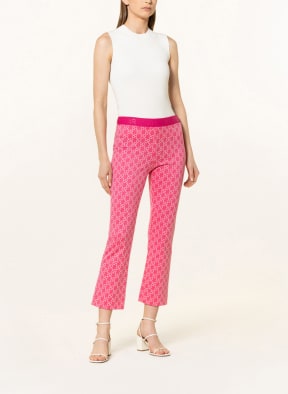 RAFFAELLO ROSSI Jersey pants MACY , Color: PINK/ WHITE (Image 1)