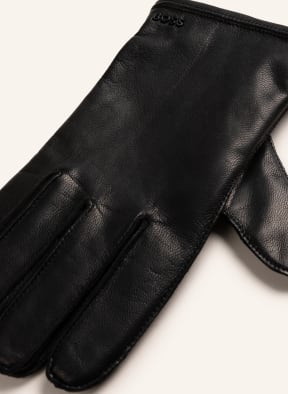BOSS Lederhanschuhe KRANTON, Farbe: SCHWARZ (Bild 1)