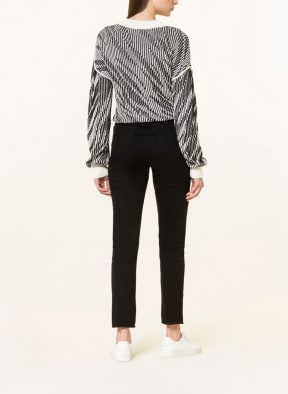 Joseph Ribkoff Jeans with decorative gems , Color: BLACK (Image 1)