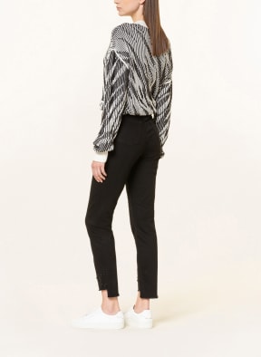 Joseph Ribkoff Jeans with decorative gems , Color: BLACK (Image 1)