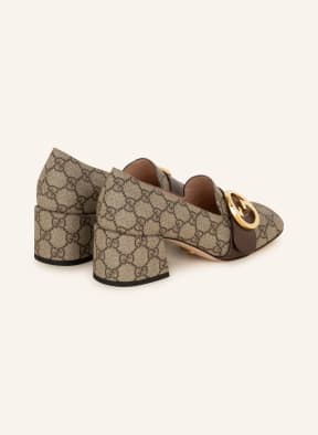 GUCCI Pumps BLONDIE GG SUPREME, Color: 9769 BEIGE EBONY/N.ACERO (Image 1)