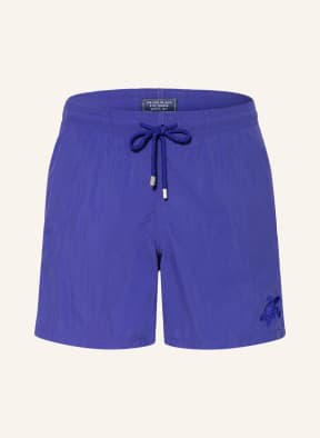 VILEBREQUIN Badeshorts MOOREA mit wasseraktivem Print , Farbe: BLAU (Bild 1)
