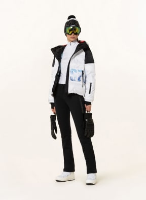 SPORTALM Daunen-Skijacke, Farbe: WEISS/ SCHWARZ/ HELLBLAU (Bild 1)