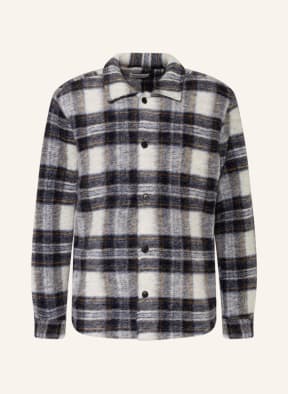 GABBA Overshirt THEODOR, Color: DARK BLUE/ WHITE/ YELLOW (Image 1)
