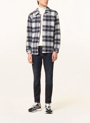 GABBA Overshirt THEODOR, Color: DARK BLUE/ WHITE/ YELLOW (Image 1)