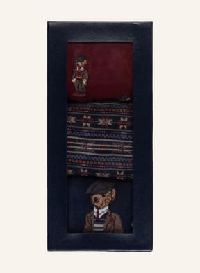 POLO RALPH LAUREN 3-pack socks with gift box, Color: 001 GB HERITAGE ICONS (Image 1)