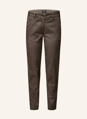 MASON'S Velvet pants NEW YORK, Color: BLACK/ KHAKI (Image 1)