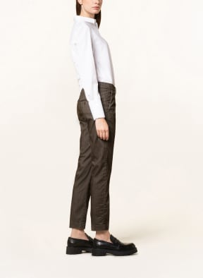 MASON'S Velvet pants NEW YORK, Color: BLACK/ KHAKI (Image 1)
