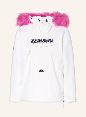 NAPAPIJRI Schlupfjacke SKIDOO mit Kunstpelz, Farbe: WEISS (Bild 1)