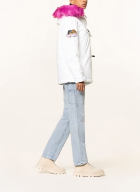 NAPAPIJRI Schlupfjacke SKIDOO mit Kunstpelz, Farbe: WEISS (Bild 1)