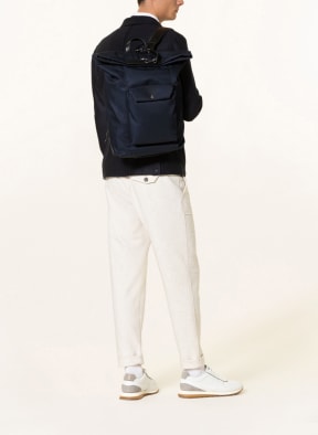 MISMO Backpack ESCAPE with laptop compartment, Color: DARK BLUE/ BLACK (Image 1)