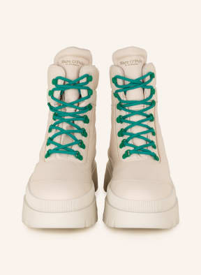 Marc O'Polo Schnürboots, Farbe: ECRU/ GRÜN (Bild 1)