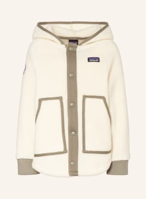 patagonia Teddyfell-Jacke RETRO PILE, Farbe: ECRU/ HELLGRÜN (Bild 1)