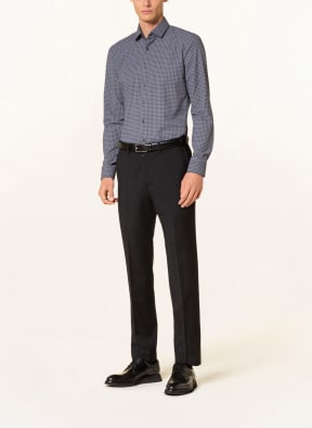 OLYMP Hemd No. Six 24/Seven super slim, Farbe: SCHWARZ/ BLAUGRAU/ WEISS (Bild 1)