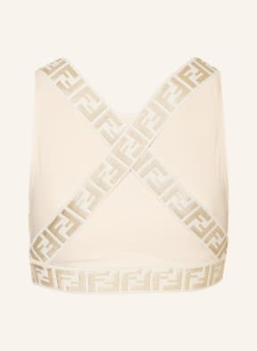 FENDI Cropped top FENDIRAMA, Color: CREAM (Image 1)