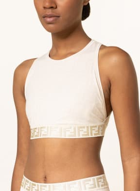 FENDI Cropped top FENDIRAMA, Color: CREAM (Image 1)