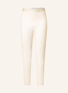 FENDI Legginsy, Kolor: KREMOWY (Obrazek 1)