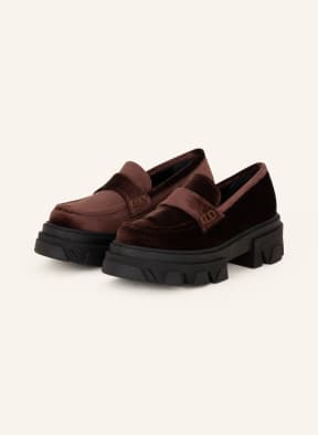 ALOHAS Loafers, Color: BROWN (Image 1)