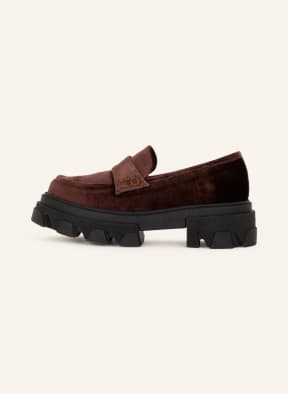 ALOHAS Loafers, Color: BROWN (Image 1)