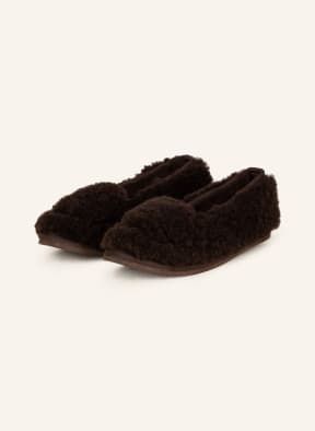 SHEPHERD Hausschuhe INES, Farbe: DUNKELBRAUN (Bild 1)