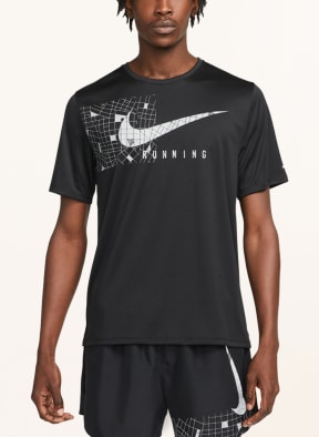 Nike Koszulka do biegania DRI-FIT UV MILER RUN DIVISION, Kolor: CZARNY (Obrazek 1)