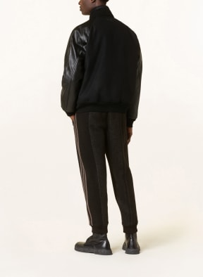Y-3 Bomber jacket in mixed materials , Color: BLACK (Image 1)