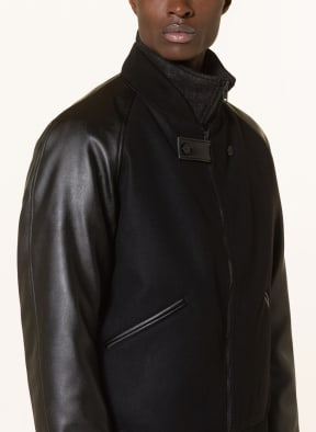 Y-3 Bomber jacket in mixed materials , Color: BLACK (Image 1)