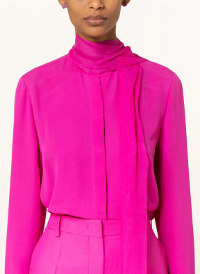VALENTINO Bow-tie blouse in silk, Color: PINK (Image 1)