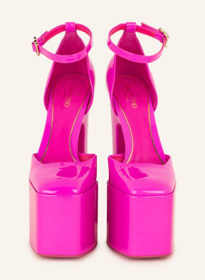VALENTINO GARAVANI Plateau-Slingpumps DISCOBOX , Farbe: NEONPINK (Bild 1)