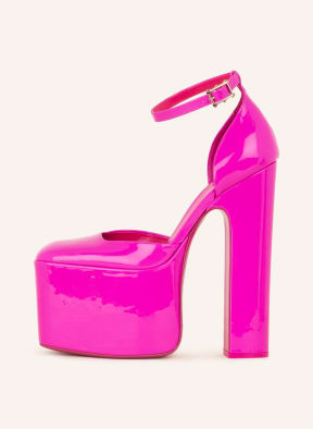 VALENTINO GARAVANI Plateau-Slingpumps DISCOBOX , Farbe: NEONPINK (Bild 1)