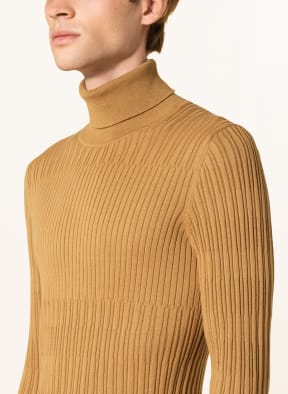 HUGO Rollkragenpullover SMAXO, Farbe: CAMEL (Bild 1)