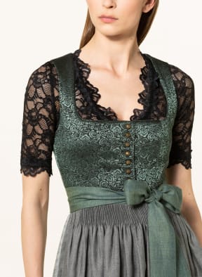 Gottseidank Dirndl MONA, Farbe: GRÜN/ DUNKELGRÜN/ GRAU (Bild 1)