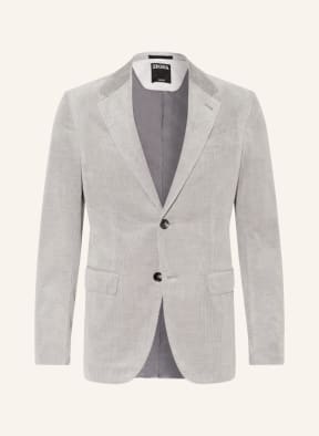 ZEGNA Cordsakko Extra Slim Fit, Farbe: HELLGRAU (Bild 1)