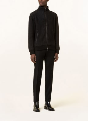 ZEGNA Strickjacke aus Cashmere, Farbe: SCHWARZ/ DUNKELGRAU (Bild 1)