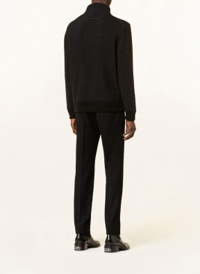 ZEGNA Strickjacke aus Cashmere, Farbe: SCHWARZ/ DUNKELGRAU (Bild 1)