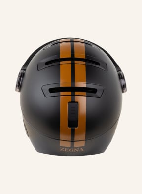 ZEGNA Skihelm SIGNIFIER mit Visier, Farbe: SCHWARZ/ COGNAC (Bild 1)