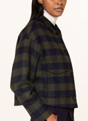 windsor. Pea coat, Color: DARK GREEN/ DARK BLUE (Image 1)