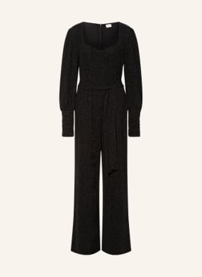 GESTUZ Jumpsuit mit Glitzergarn, Farbe: SCHWARZ (Bild 1)
