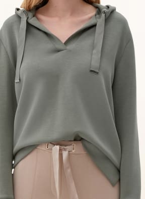 s.Oliver BLACK LABEL Hoodie, Farbe: DUNKELGRÜN (Bild 1)