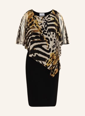 Joseph Ribkoff Cocktailkleid, Farbe: SCHWARZ/ HELLGELB/ GELB (Bild 1)