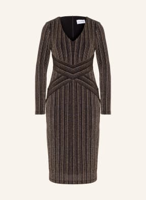 Joseph Ribkoff Strickkleid mit Glitzergarn, Farbe: SCHWARZ/ GOLD (Bild 1)