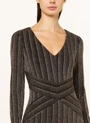 Joseph Ribkoff Strickkleid mit Glitzergarn, Farbe: SCHWARZ/ GOLD (Bild 1)