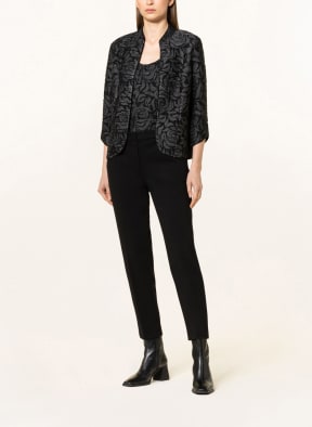 Joseph Ribkoff Set: Blazer und Top mit Glitzergarn, Farbe: SCHWARZ/ SILBER (Bild 1)