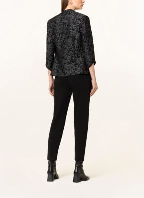 Joseph Ribkoff Set: Blazer und Top mit Glitzergarn, Farbe: SCHWARZ/ SILBER (Bild 1)