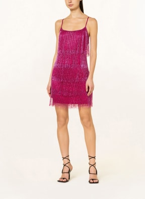 ADRIANNA PAPELL Cocktailkleid mit Schmuckperlen, Farbe: FUCHSIA (Bild 1)