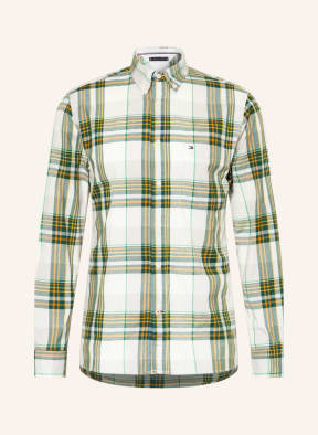 TOMMY HILFIGER Hemd Regular Fit, Farbe: DUNKELGRÜN/ HELLGRAU/ DUNKELGELB (Bild 1)